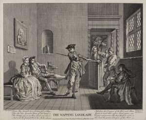 La logeuse de Wapping, 1743