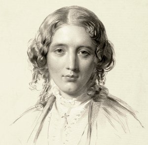 Portrait de Harriet Beecher Stowe - Francis Holl