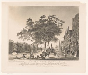Vue sur le Prinsengracht et Westerkerk à Amsterdam - Francis Jukes