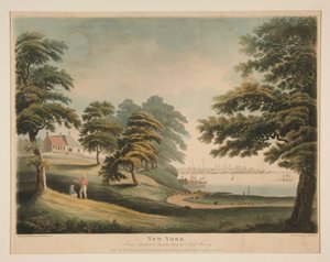 New York (depuis Hobuck Ferry House, New Jersey)