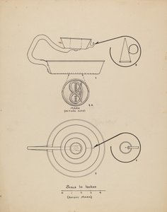 Chandelier avec éteignoir - Francis Law Durand