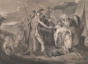 Le roi Lear pleurant sur le corps de Cordelia, Shakespeare, Le roi Lear, Acte 5 - Francis Legat