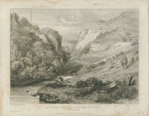 Dovedale - paysage: gravure, nd [c 1823] - Francis Legatt Chantrey