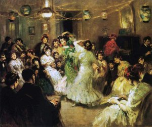 Une fête flamenco à la maison, 1908