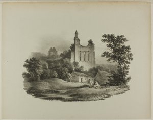 Abbaye de Byland, Yorkshire - Francis Nicholson