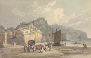 Baie de Robin Hood, Yorkshire - Francis Nicholson