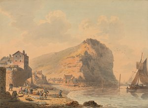 Staithes, Yorkshire - Francis Nicholson