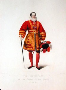 Le lieutenant de la garde des Yeomen - Francis Phillip (after) Stephanoff