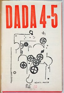 Dada 4-5", couverture du magazine (lithographie couleur)