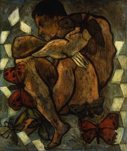 Homme nu aux papillons ; Nude Man with Butterflies