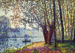 Soleil du Matin au Bord du Loing ; Sunny Morning on the Banks of the Loing - Francis Picabia