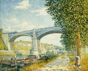 The Railway Bridge ; Le Pont du Chemin de Fer a Moret