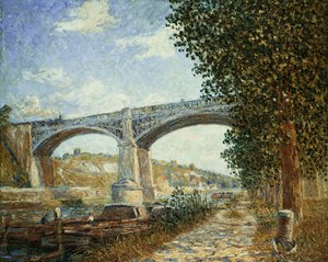 Le Pont du Chemin de Fer à Moret ; The Railway Bridge of Moret