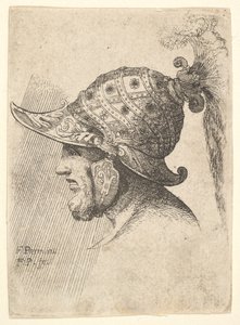 Tête casquée