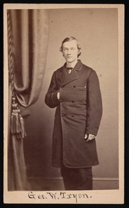 Portrait de George Washington Tryon 1838-1888, vers les années 1860 - Francis S Keeler
