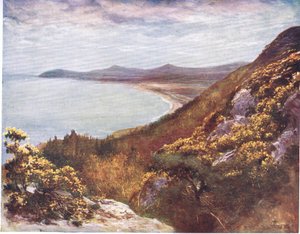 Baie de Dublin depuis Victoria Hill, de Regards sur de Nombreux Pays: Irlande publié par Adams & Charles, 1909