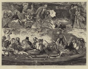 Régate de Henley-on-Thames, pique-nique au bord de la rivière