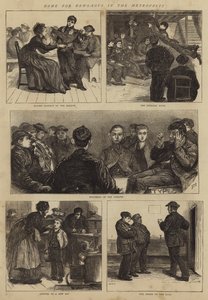 Maison pour les garçons de journaux dans la métropole