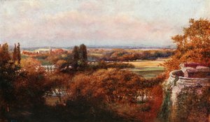 La Tamise et Eton depuis la terrasse, Château de Windsor