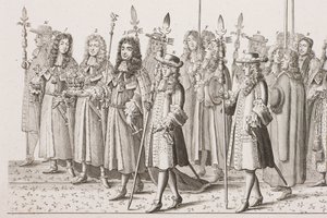 Procession de couronnement de Jacques II - Francis Sandford