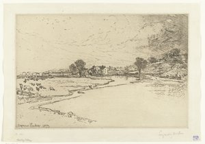 Abbaye de Sawley - Francis Seymour Haden (Sir) (signed by artist)