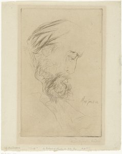 Portrait de Charles Cole - Francis Seymour Haden (Sir) (signed by artist)