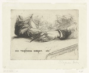 Deux mains dessinant avec une craie