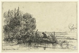 Twickenham sur la Tamise - Francis Seymour Haden (Sir) (signed by artist)