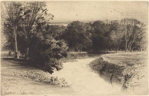 Un coucher de soleil en Irlande - Francis Seymour Haden