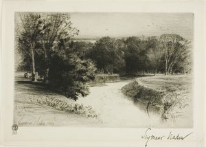Un coucher de soleil en Irlande - Francis Seymour Haden