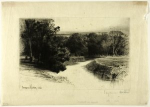 Un coucher de soleil en Irlande - Francis Seymour Haden