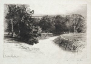 Un coucher de soleil en Irlande - Francis Seymour Haden