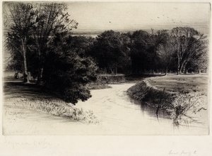 Un coucher de soleil en Irlande, 1863 - Francis Seymour Haden