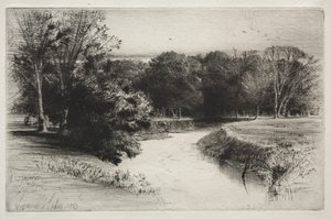 Un coucher de soleil en Irlande, 1863 - Francis Seymour Haden
