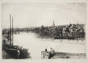 Battersea Reach - Francis Seymour Haden
