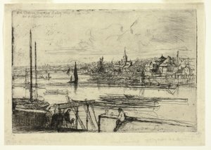 Battersea Reach - Francis Seymour Haden