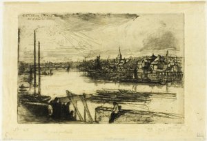 Battersea Reach - Francis Seymour Haden