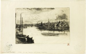 Battersea Reach - Francis Seymour Haden