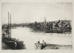 Battersea Reach - Francis Seymour Haden