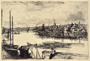 Battersea Reach - Francis Seymour Haden