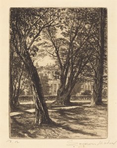 Kensington Gardens (la petite planche) - Francis Seymour Haden
