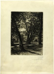 Kensington Gardens, No. I (petite assiette) - Francis Seymour Haden