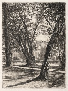 Jardins de Kensington La Petite Plaque, 1859 - Francis Seymour Haden