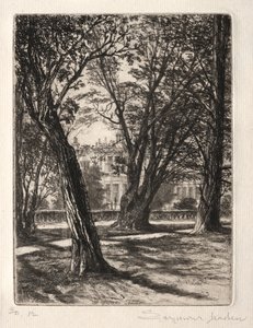 Kensington Gardens La Petite Assiette, 1859 - Francis Seymour Haden