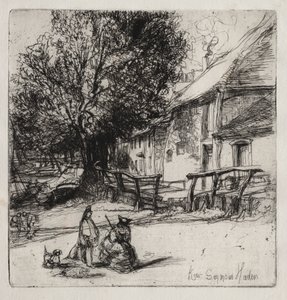 Côté de Kew - Francis Seymour Haden