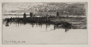Petit quai de Calais, 1865, 3h du matin, 1865