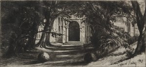 Mytton Hall, 1859 - Francis Seymour Haden