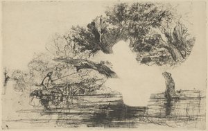 Penton Hook, 1864 - Francis Seymour Haden
