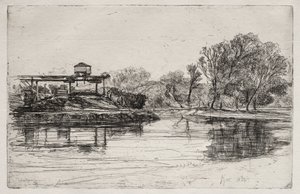 Empiètement ferroviaire, 1864 - Francis Seymour Haden