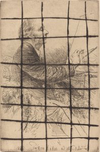 Autoportrait au chevalet - Francis Seymour Haden